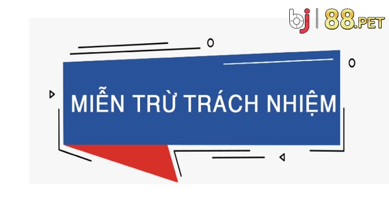 Thành viên được miễn trừ trách nhiệm khi đó là lỗi nhà cái