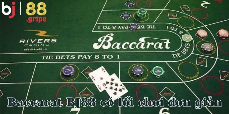 Baccarat BJ88 - Khám Phá Game Bài Casino Hấp Dẫn 2026 3 Baccarat BJ88 có lối chơi đơn giản