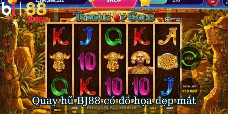Quay hũ BJ88 có đồ họa đẹp mắt